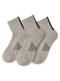 Image for LCKR Men's 3 Pairs Ribbed Knitted Socks,Grey