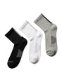 Image for LCKR Men's Set 3 Pcs Color Blocked Socks,Multi