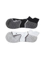 Image for CSG Women's Set 2 Pcs Textured No-Show Socks,Multi