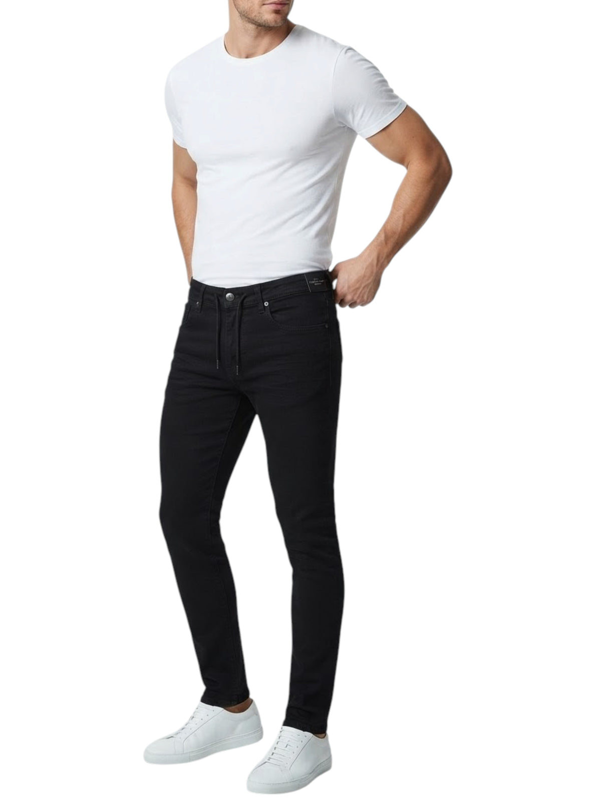 Image for Men's Plain Jeans,Black