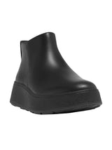Image for  Women's Plain Leather Ankle Boots,Black