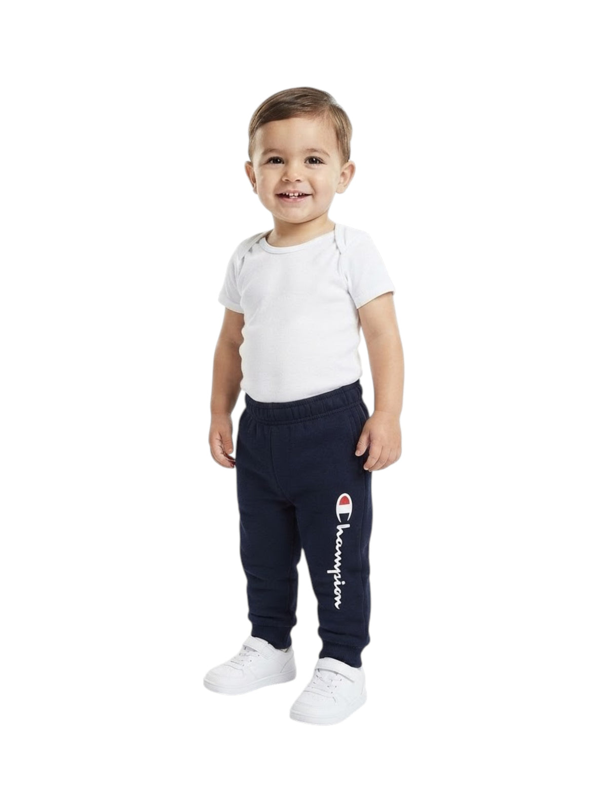 Image for Kids Boys Brand Logo Printed Pants,Navy