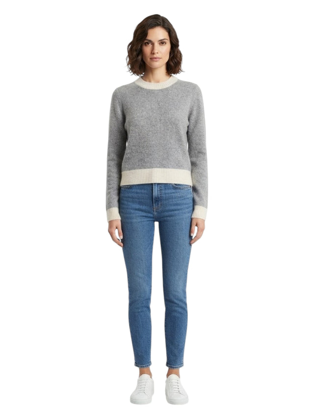 Image for Women's Textured Sweater,Grey