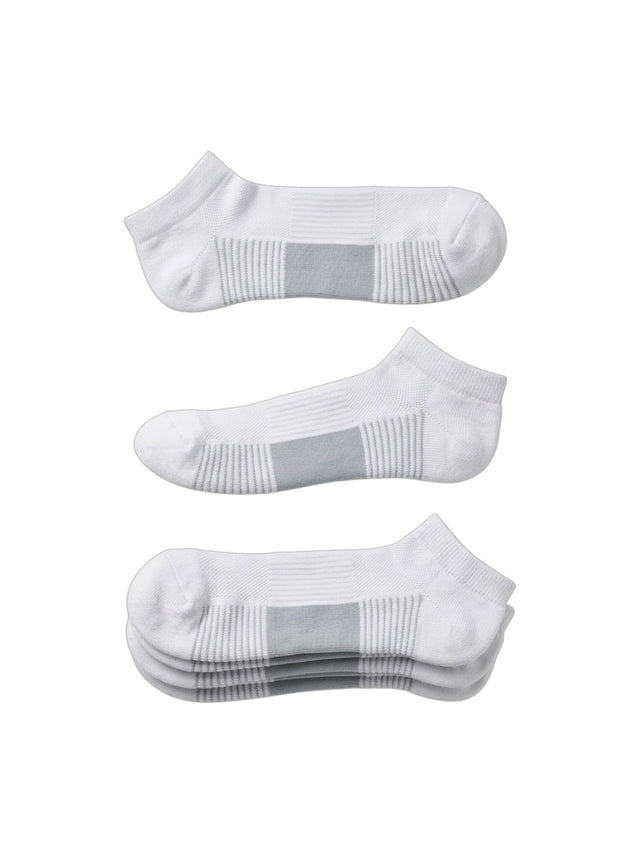 Image for CSG Mne's 3 Pairs Printed Knitted Ankle Socks,White