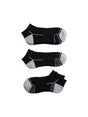 Image for Wilson Men's 3 pairs Printed Knitted Socks,Black
