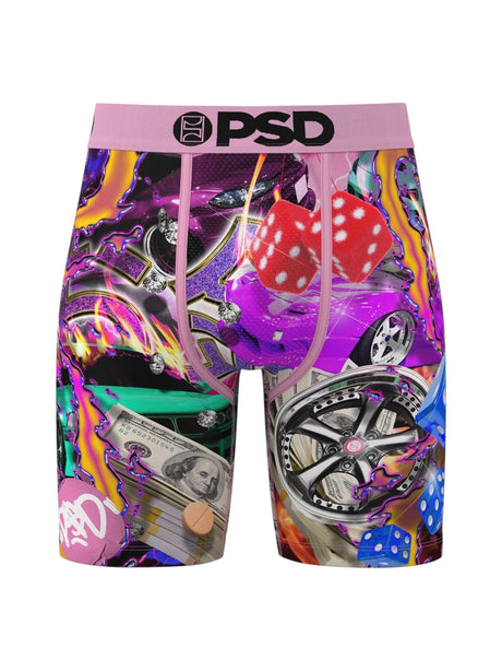 Image for Men's Printed Boxer,Pink
