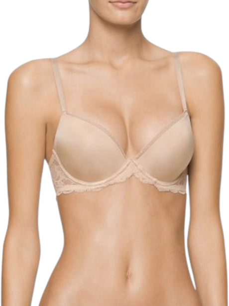 Image for Women's Plain Classic Bra,Beige