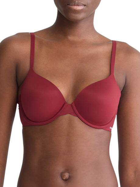 Image for Women's Plain Classic Bra,Burgundy