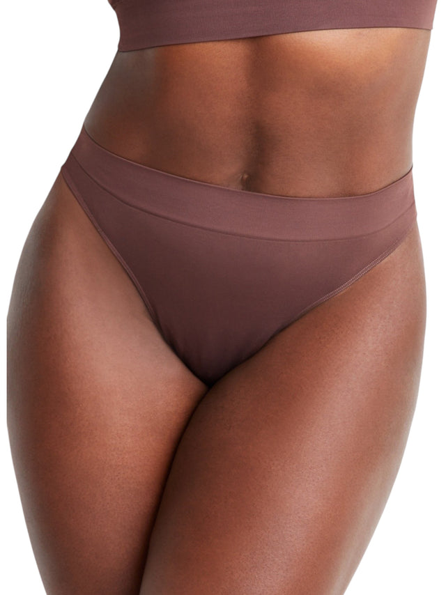 Image for Women's Plain Thong ,Brown