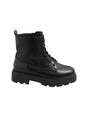 Image for Women's Leather Ankle Boots,Black