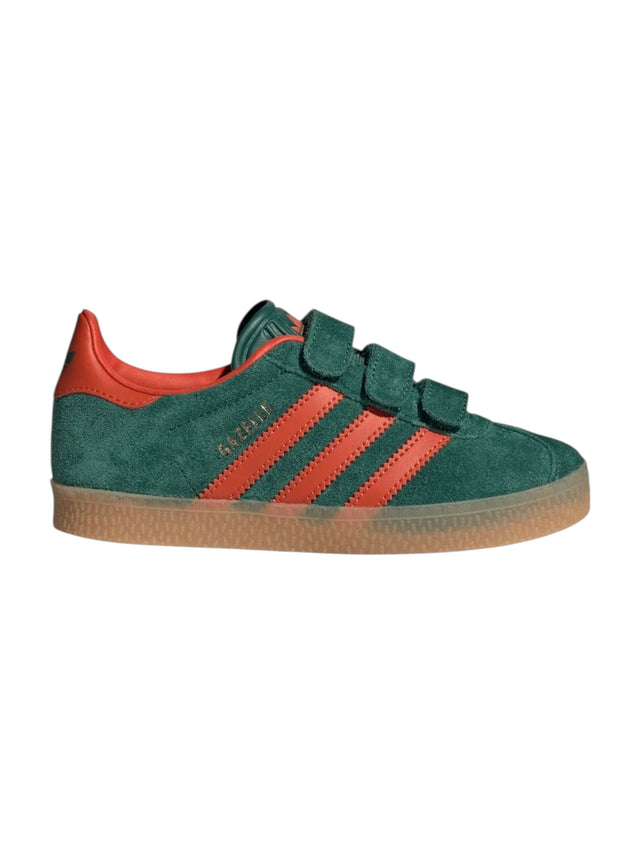 Image for Adidas Gazelle CF Kids Boy Shoes,Green/Orange