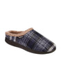 Image for Isotoner  Men's Plaid HoodBack Slipper,Blue