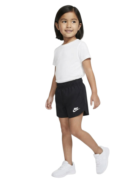 Image for Kids Girls Brand Logo Printed Shorts,Black