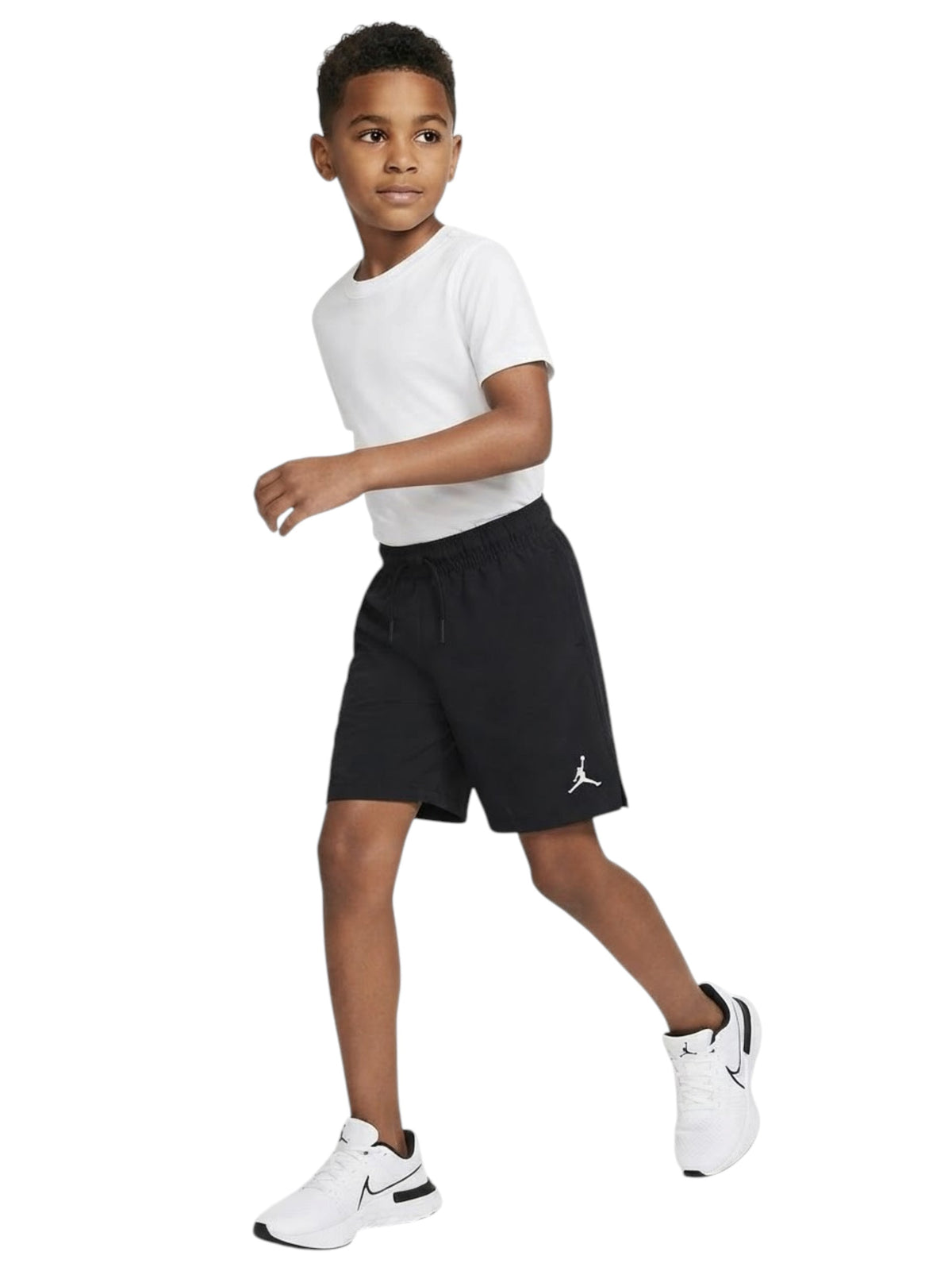 Image for Kids Boys Brand Logo Embroidered Short,Black