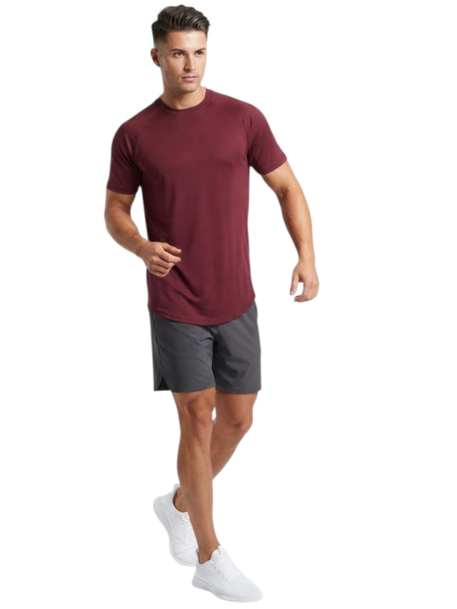 Image for Men's Plain Sport Top,Burgundy