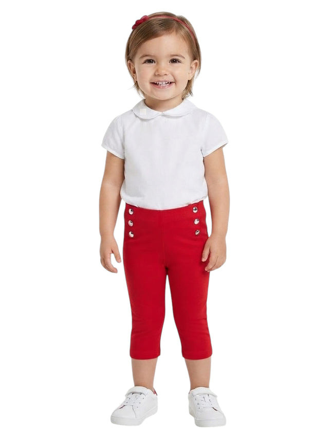 Image for Kids Girls Plain Pants,Red