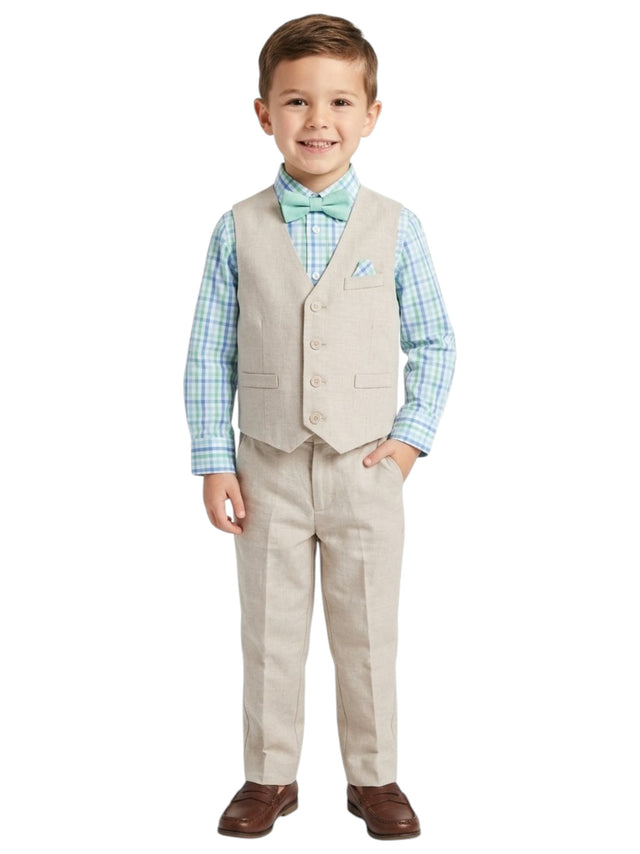 Image for Kids Boys Plaid Formal Set,Multi
