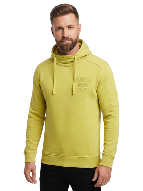 Image for Men's Printed Sweater,Light Green