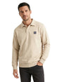 Image for Men's Plain Knit Polo Top,Beige