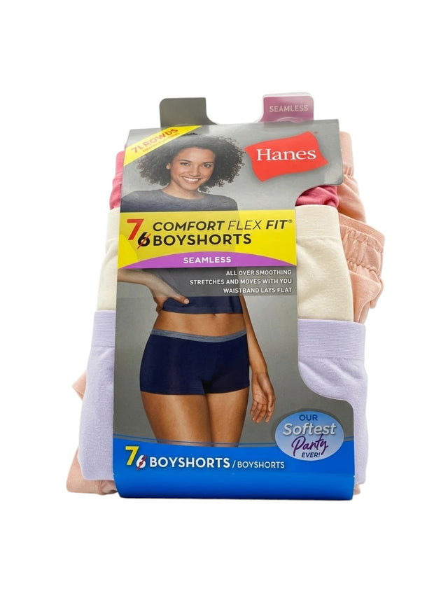 Image for Women's 7 Pcs Plain BoyShorts Set,Multi