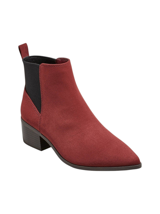 Image for Women's Suede Ankle Boots,Burgundy