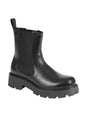 Image for Women's Leather Ankle Boots,Black