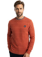 Image for Men's Ribbed Top,Dark Orange