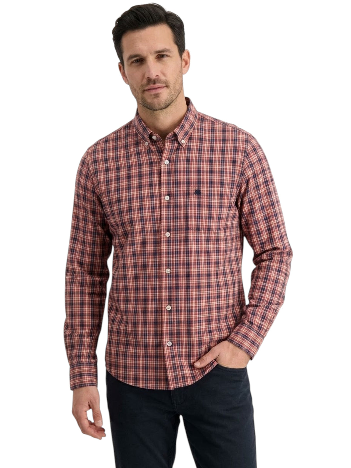 Image for Men's Plaid Dress Shirt,Multi