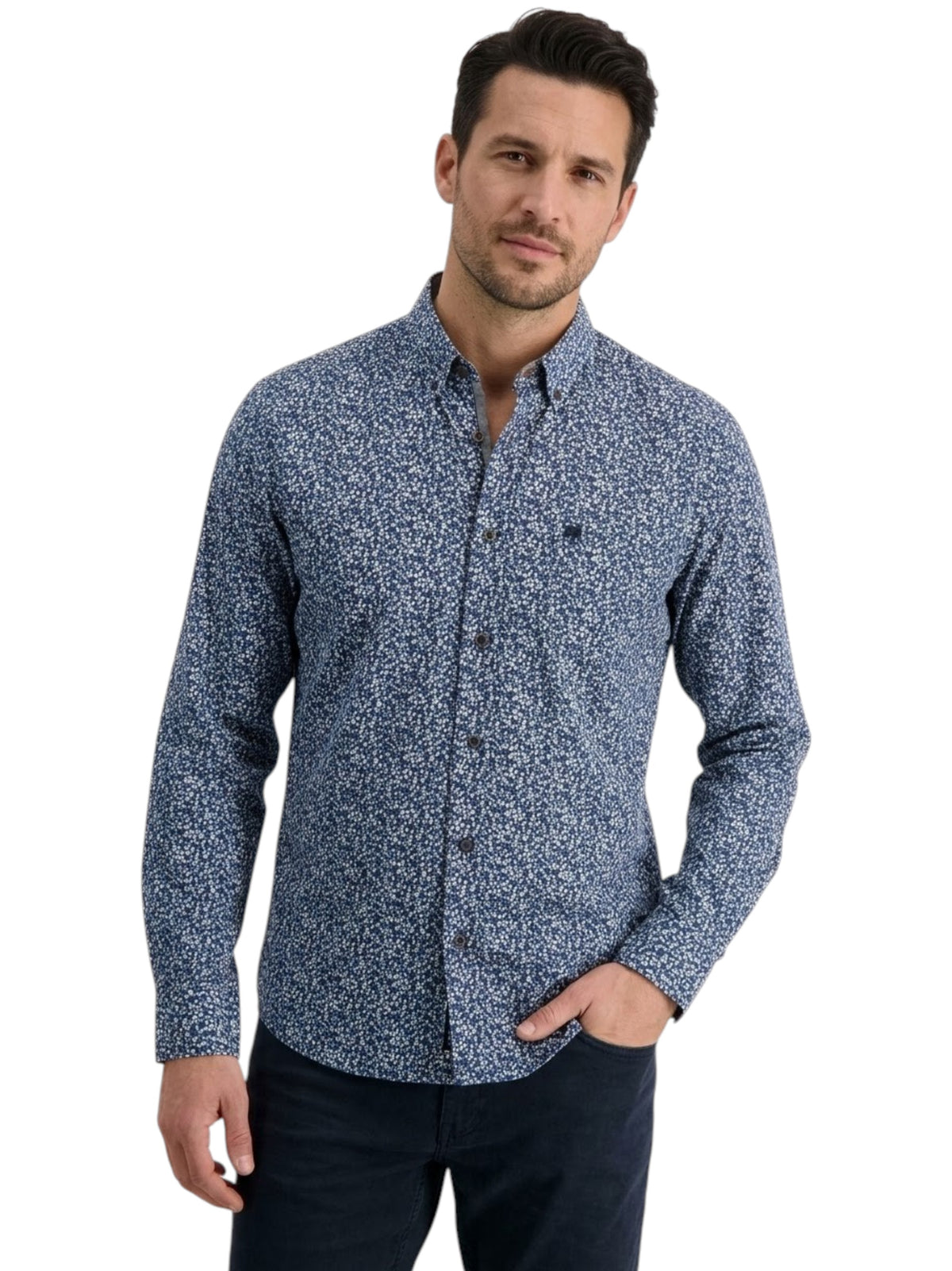 Image for Men's Printed Dress Shirt,Multi