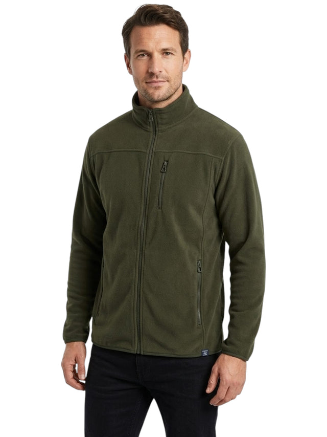 Image for Men's Plain Jacket,Olive Green