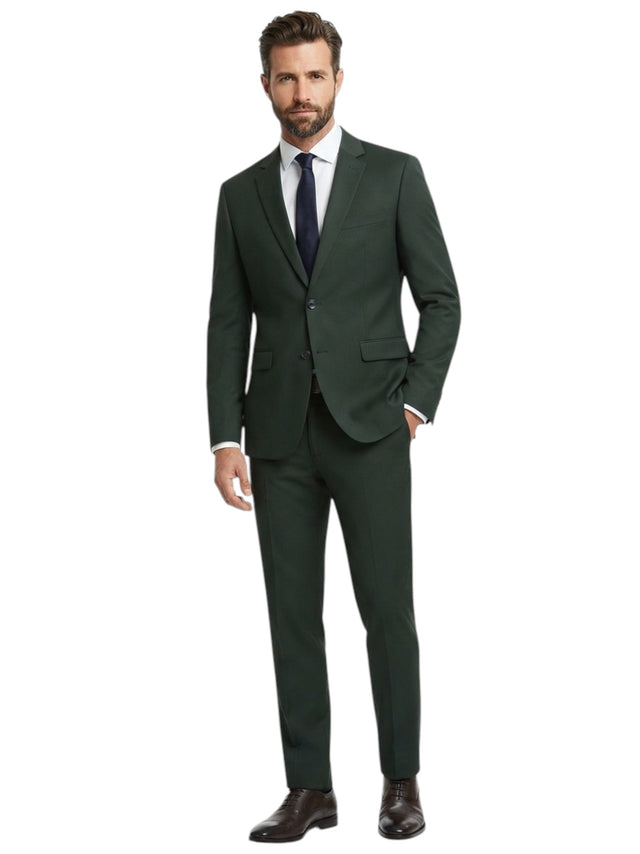 Image for Men's Plain Blazer,Olive Green