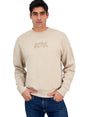 Image for Men's Printed Sweater,Beige