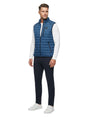 Image for Men's Plain Puffer Gilet,Blue