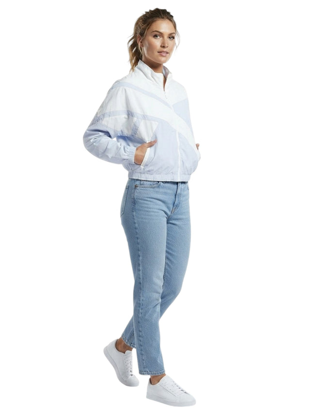 Image for Women's Color Blocked Sport Jacket,Light Blue