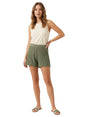 Image for Women's Plain Knitted Short,Olive Green