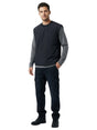 Image for Men's Plain Pullover Vest,Black