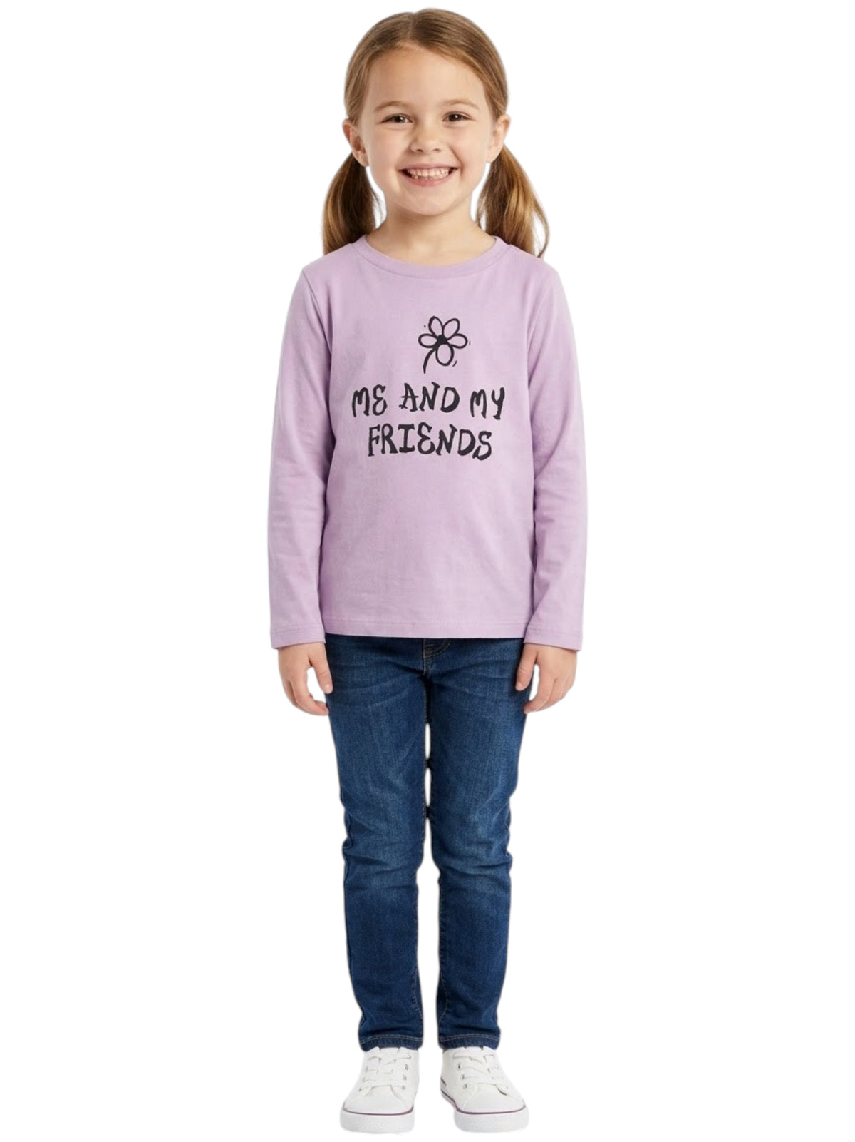 Image for Kids Girl Printed Top,Purple