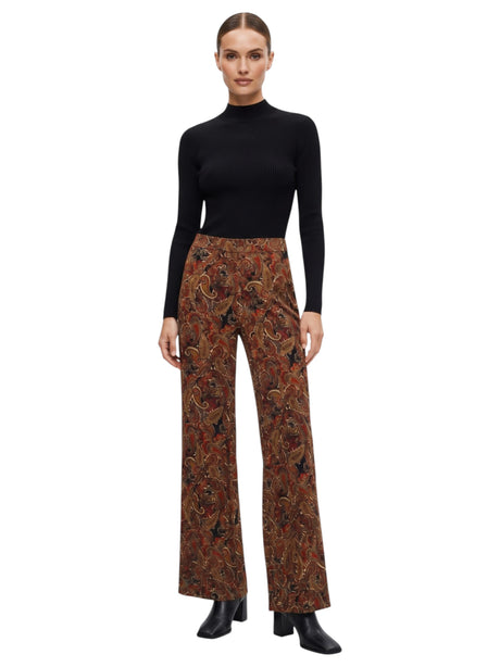 Image for Women's Printed Floral Pants,Multi