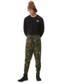 Image for Men's Printed Pants,Olive Green