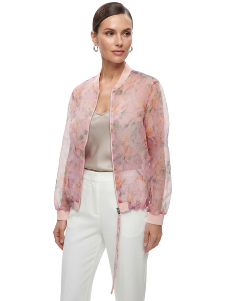 Image for Women's Printed Mesh Jacket,Multi