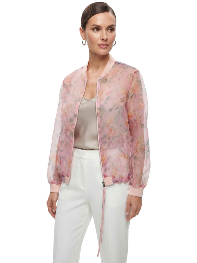 Image for Women's Printed Mesh Jacket,Multi