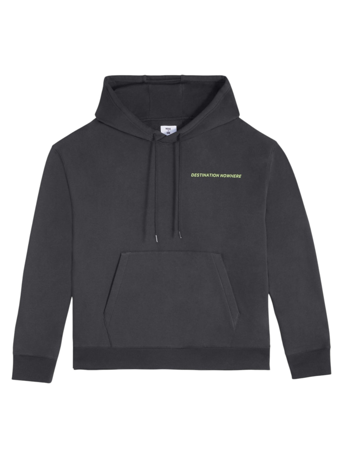 Image for Men's Printed Hoodie,Dark Grey