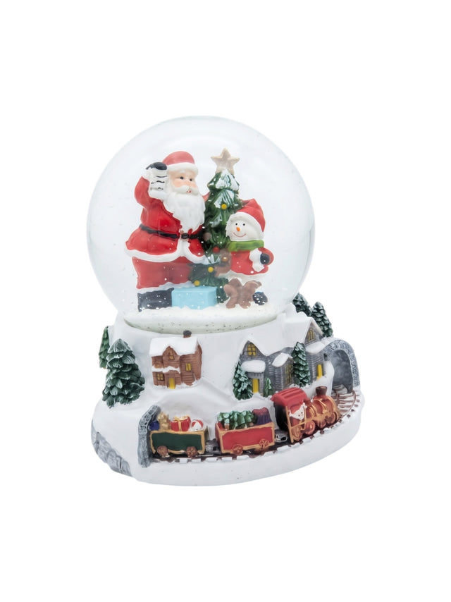 Image for Animated Musical Holiday Snow Globe