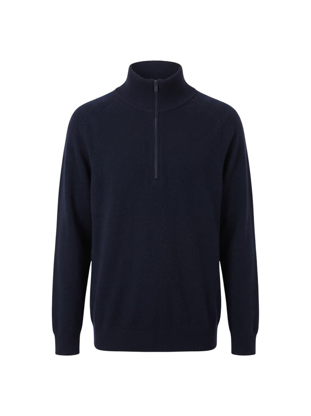 Image for Men's Ribbed Top,Navy Blue
