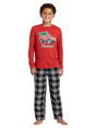 Image for Kids Boy Printed Sleepwear Set,Red/Grey