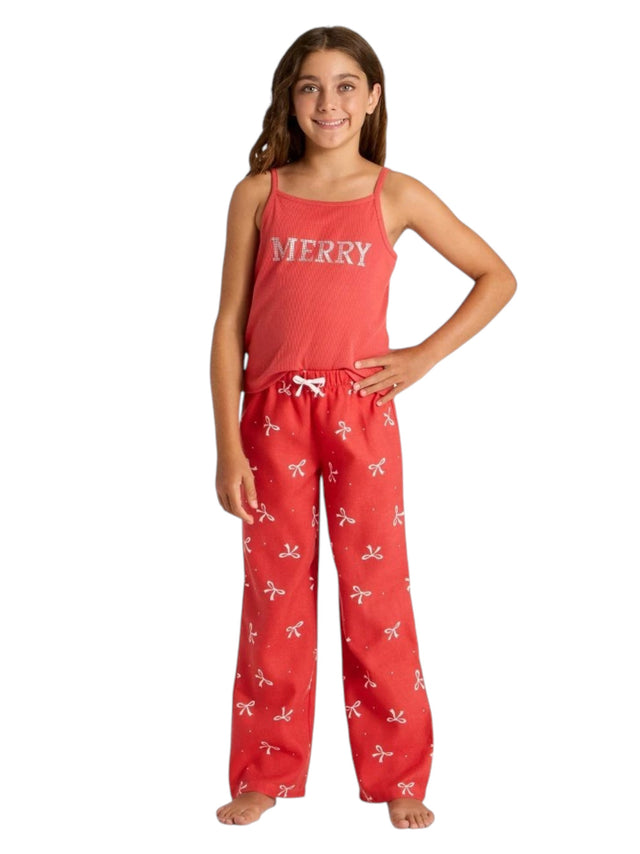 Image for Kids Girl Sleepwear Set,Red