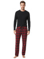 Image for Men's Plaid Sleepwear Pants,Red