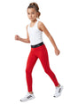 Image for Kids Girl's Brand Logo Printed Legging,Red