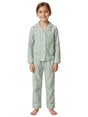 Image for Kids Girl Striped Sleepwear Set,Green
