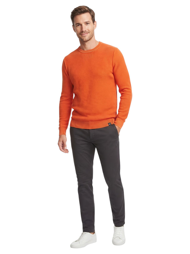 Image for Men's Plain Knit Top,Orange